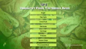 Top 8 Unhealthy Foods You Should Avoid