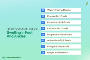Best Foods that Reduce Swelling in Feet And Ankles