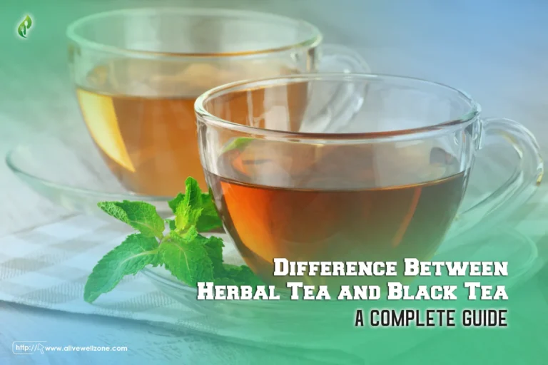 difference between herbal tea and black tea