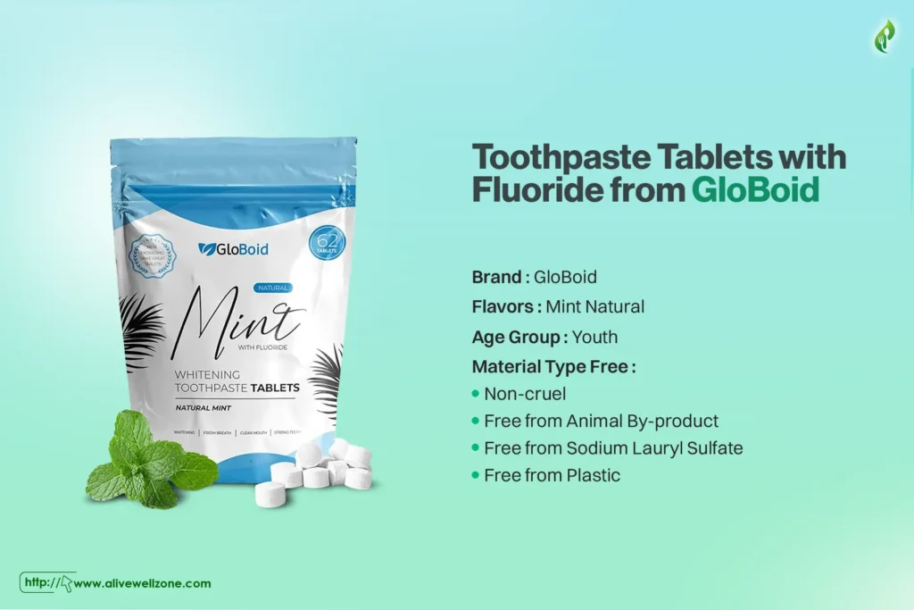 Toothpaste Tablets with Fluoride from GloBoid