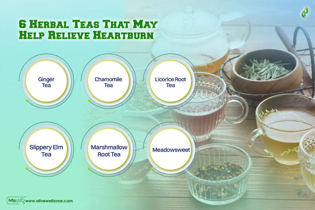 6 Herbal Teas That May Help Relieve Heartburn