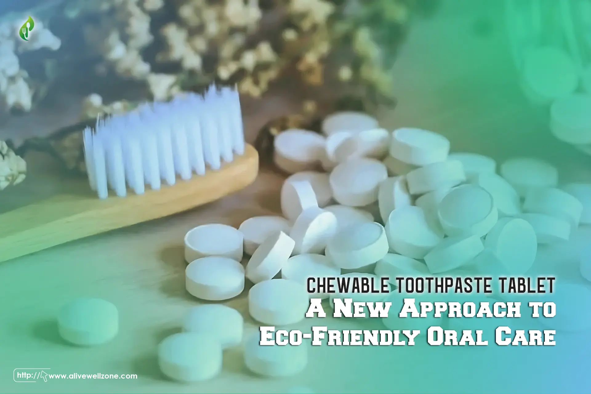 chewable toothpaste tablet