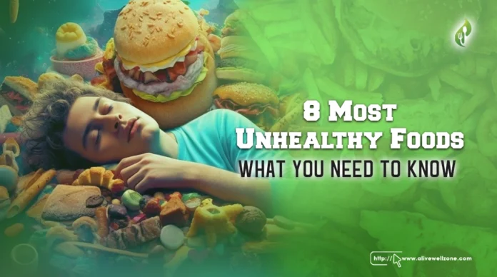 most unhealthy foods