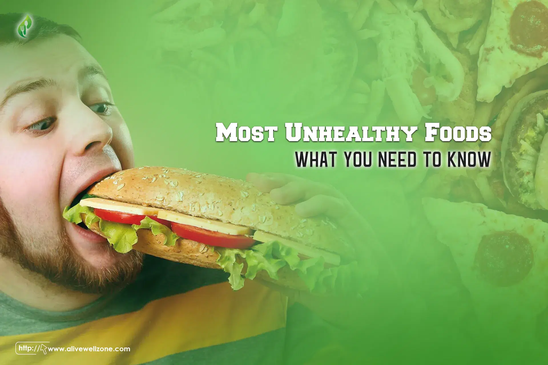 most unhealthy foods