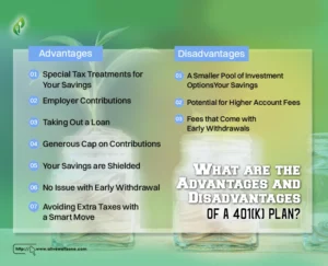 What are the Advantages and Disadvantages of A 401(k) plan?