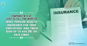Legal Obligation for Large Employer Health Insurance - Affordable Care Act