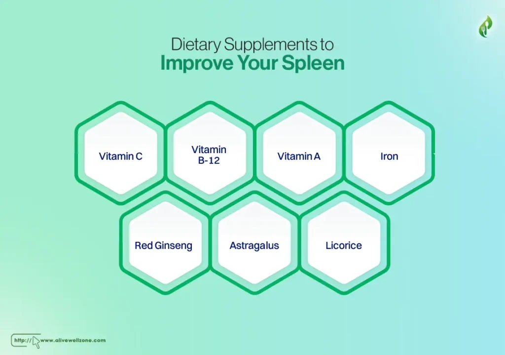 Foods that are good for your spleen, supplements and lifestyle for spleen health