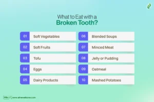 what to eat with a broken tooth 