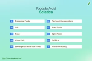 foods to avoid sciatica 