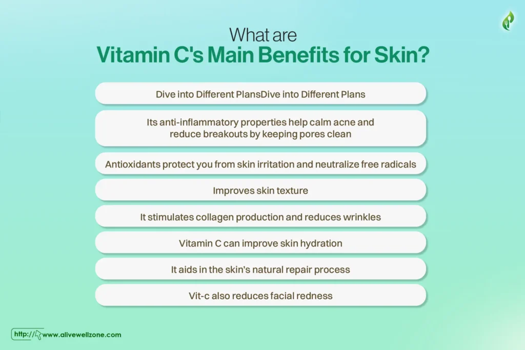 What are Vitamin C's Main Benefits for Skin?