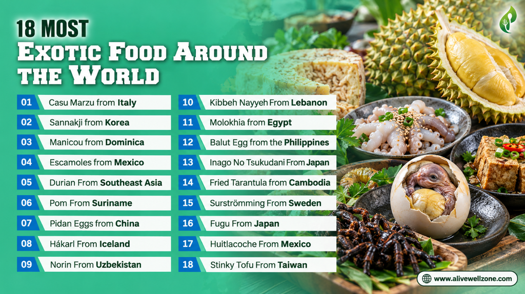 18 Exotic Food